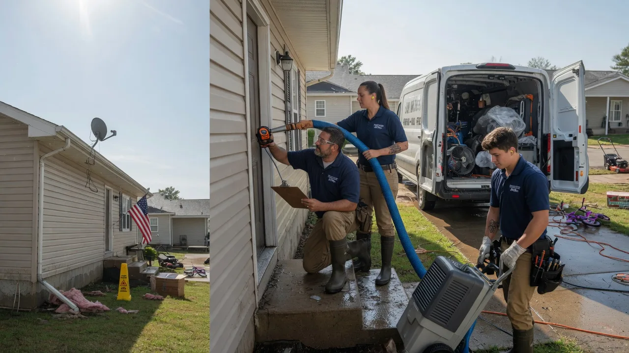 Ceiling Water Damage Restoration in Rayville, MO near me